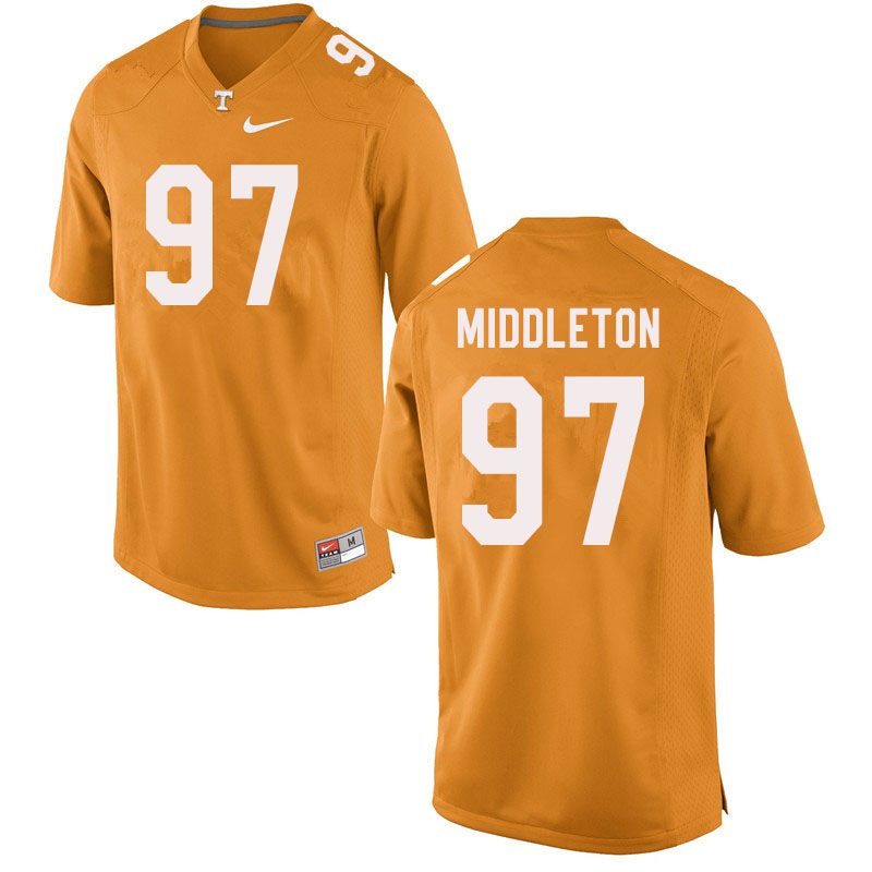 Men #97 Darel Middleton Tennessee Volunteers College Football Jerseys Sale-Orange - Click Image to Close